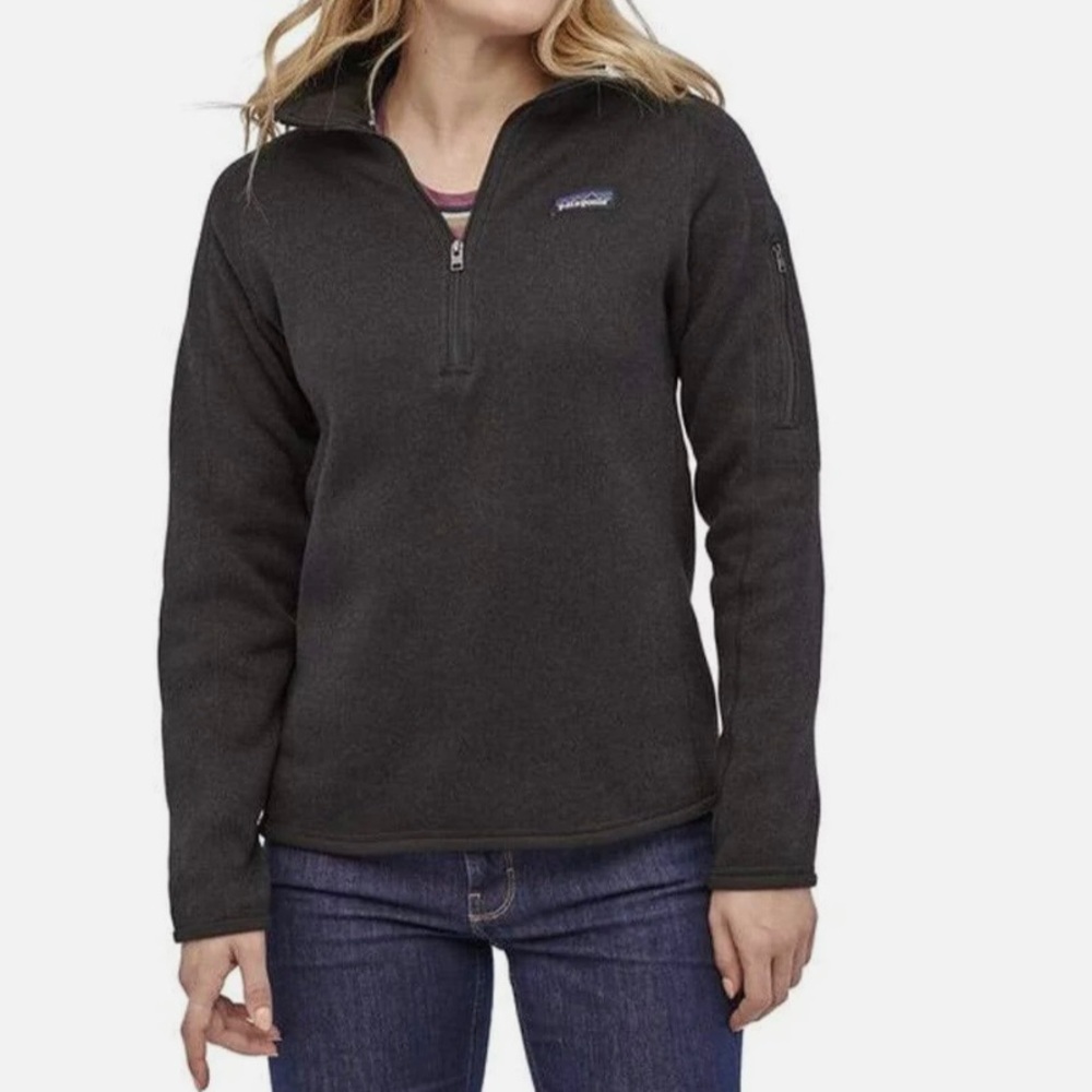 Patagonia - Women’s Better Sweater 1/4 Zip - Black Large